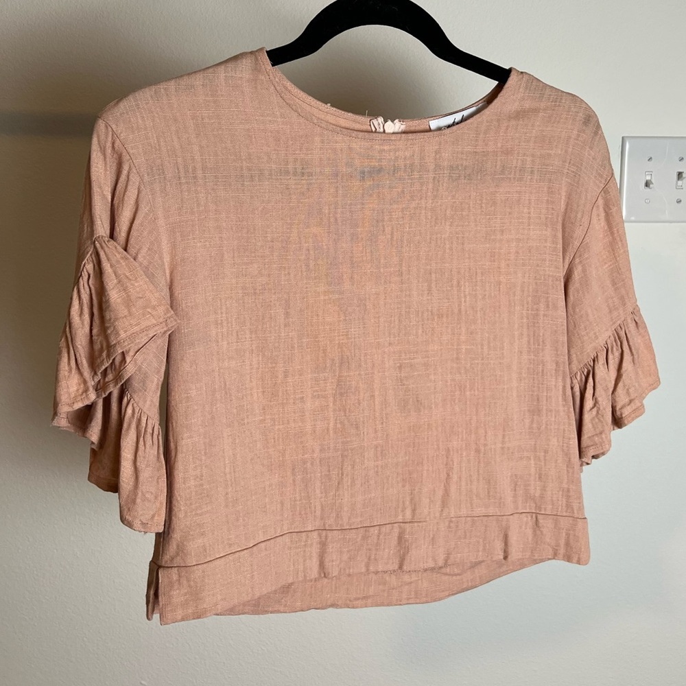 Petal & Pup light pink crop top